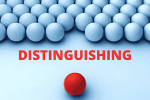 a pratica do distinguishing
