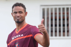 Goleiro Bruno jogando pelo Vasco do Acre